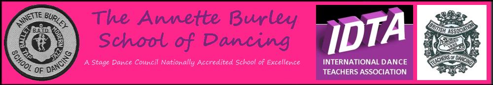 Header for the Annette Burley School of Dancing